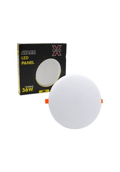 Ledx Al-ay24 36 Watt 4200 Lümen Genişlik Ayarlı Hareketli Raylı Yuvarlak Sıva Altı Led Panel Beyaz