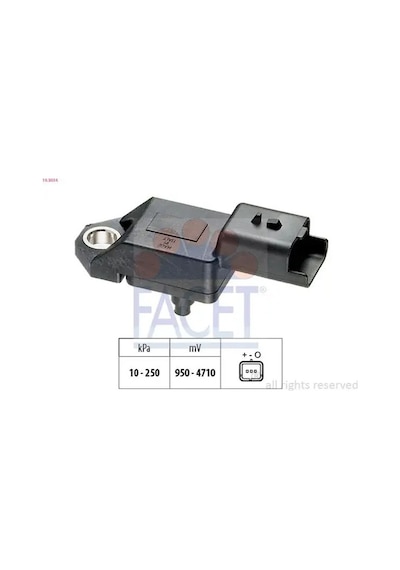 Ford Focus 2 Map Sensoru 1.6 Tdci 2005-2012 Facet 103034