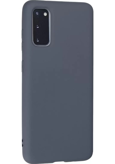 Newface Samsung Galaxy S20 Kılıf Nano İçi Kadife Silikon - Gri