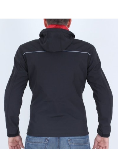 Venom Motosiklet Montu Jaws Soft Shell Siyah Erkek Motorcu Mont