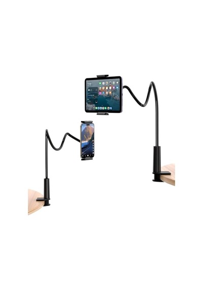 Juo 70 Cm Akrobat Esnek Tablet Ve Telefon Tutucu Stand Siyah