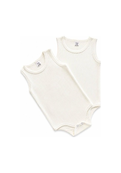 Miyakıdsworld Büyük Boy Çocuk Çıtçıtlı Body 7-8-9 Yaş Çocuk Body 4 Adet Ecru Renk Pamuklu Ekru