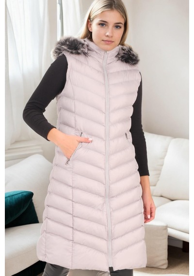 Z6684 Dewberry Bayan Yelek-gri-2 Gri-2