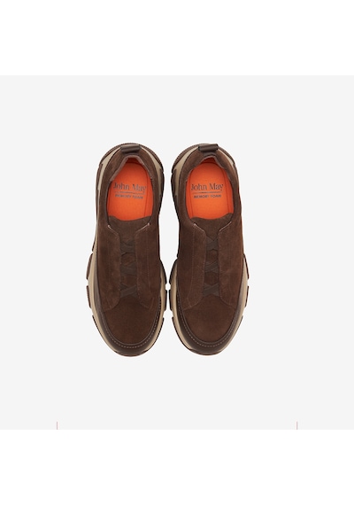 Kahve Mat+kahve Süet Sneaker Erkek Ka-alfa9003 John May Napoli