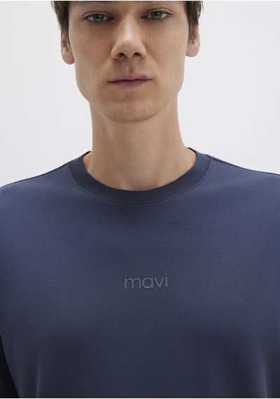 Mavi - Mavi Baskılı Lacivert Tişört 0613102-85315 Lacivert