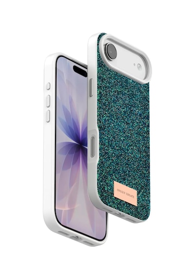 Onegif Apple İphone 17 Air Bright Simli Kapak - Koyu Yeşil