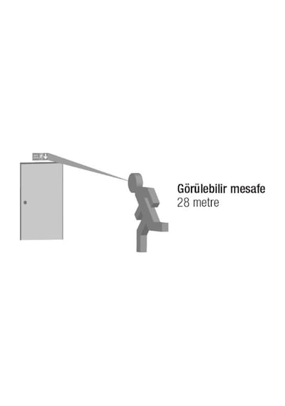 Arsel Dekolite Z Serisi Çift Yüzlü Ae-3223-L Acil Çıkış Yönlendir