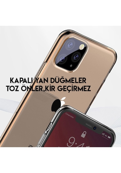 Baseus Simplicity Series Apple Uyumlu iPhone 11 Pro Max 6.5 Kilif Seffaf Gel 471187533