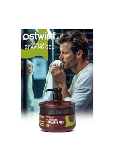 Ostwint Tıraş Jeli 02 1000ml. Kahverengi Sarı