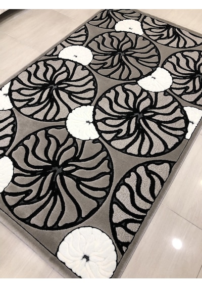 Kaşmir Halı Jade 146X233 Z 002-02 Gri Beyaz 4 M2 Halı !