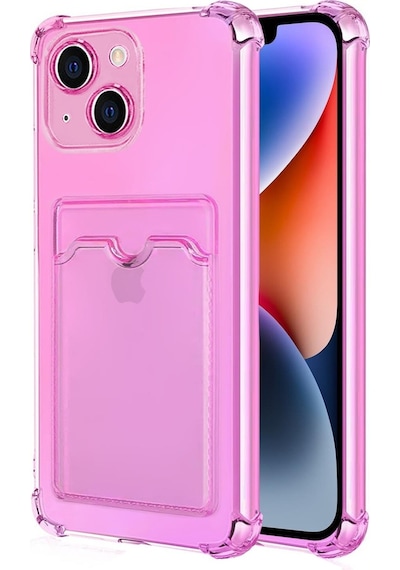 Microsonic Apple Uyumlu iPhone 14 Plus Card Slot Shock Kılıf Füme