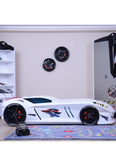 Arabalı Yatak, Jaguar Rüzgarlıklı Arabalı Yatak - Beyaz 1 Adet Comfort Yatak Arabalı Yatak, Jaguar Rüzgarlıklı Arabalı Yatak - Beyaz 1 Adet Comfort Yatak