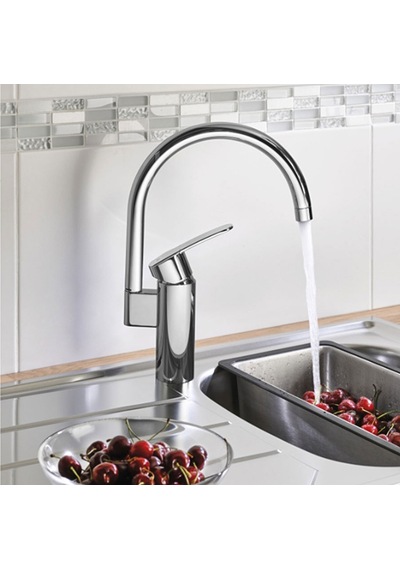 Grohe Wave Cosmopolitan Eviye Bataryası 23225000 Gümüş