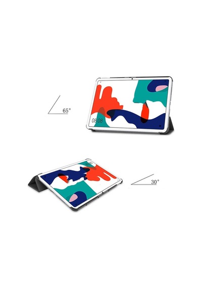 Huawei Matepad 10.4 2020 Bah3-w09-bah3-al00 Uyumlu Smart Cover Standlı 1-1 Tablet Kılıfı - Mor - T15203