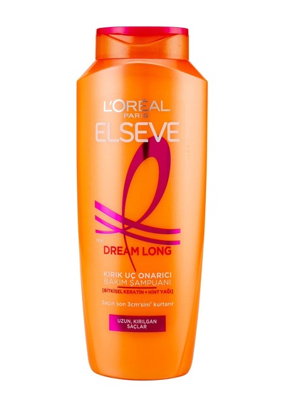 5 Adet L'oreal Paris Elseve Dream Long Kırık Uç Onarıcı Bakım Şampuanı 400 Ml