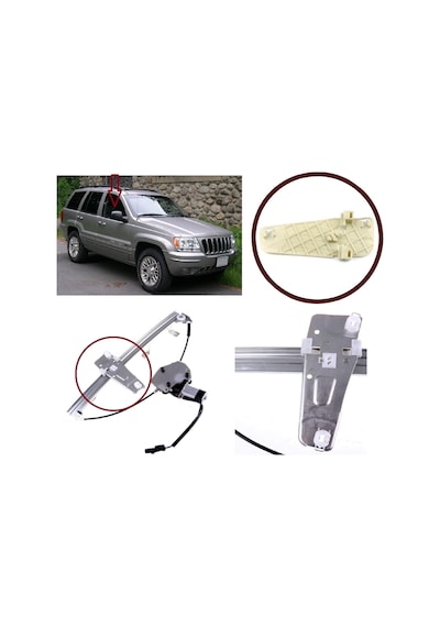 Ön Sağ Cam Kriko Klipsi 55076466ab Jeep Grand Cherokee Mk2 İçin