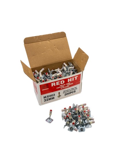 Red Hit Mx003 Kare Pullu Barutlu Çivi 32 Mm 200 Lü Paket