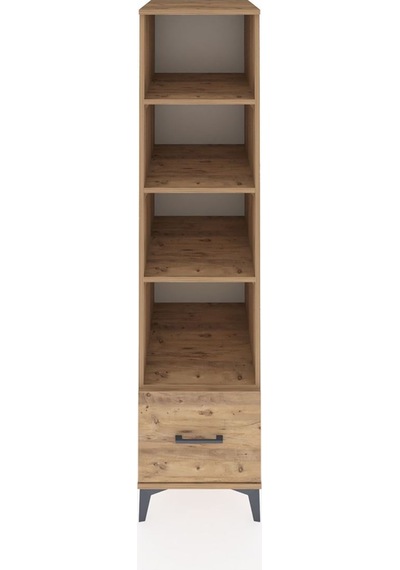 Kronos Dolap 4 Raflı Tek Çekmeceli 44x59x182 Çam-çam Atlas Çam