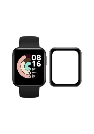 Redmi Watch 3 Active Mkst Pmma Pet Saat Ekran Koruyucu - Siyah