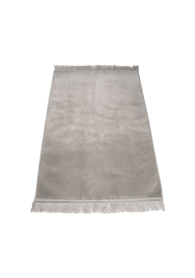 Kadife Velur Seccade Düz Renk 70x110 Cm. Gri