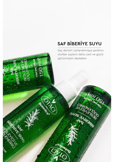 Otacı Botanics+ Saf Biberiye Suyu Tonik Üçlü Paket