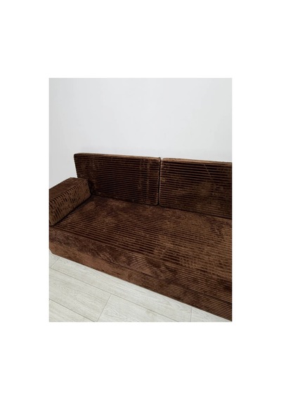 Premium Fitilli Kadife Kumaş, Konforlu Yer Kanepesi ,modüler Koltuk Takımı - Kahve Kahverengi Premium Fitilli Kadife Kumaş, Konforlu Yer Kanepesi ,modüler Koltuk Takımı - Kahve Kahverengi