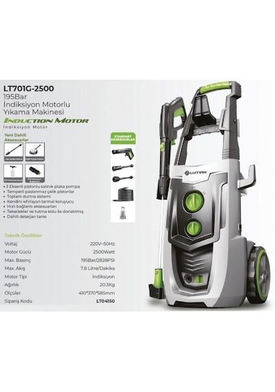 Lutian LT701G-2500A 195 Bar Yıkama Makinesi
