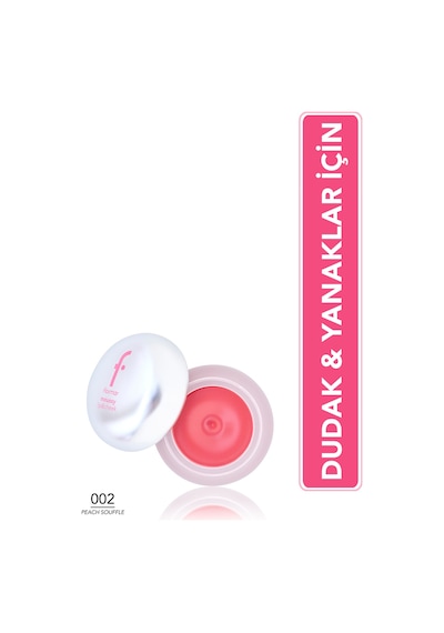 Flormar K-spirit Moussy Lip & Cheek Yoğunluğu Ayarlanabilir Dudak Ve Yanak Renklendiricisi 002peachsfle
