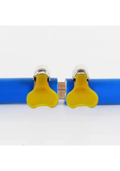 Hortum Kelepçesi Plastik Kelebek 2 Adet Ve 2 Yollu Pirinç Konnektör 12mm-1/2' 16 x 25