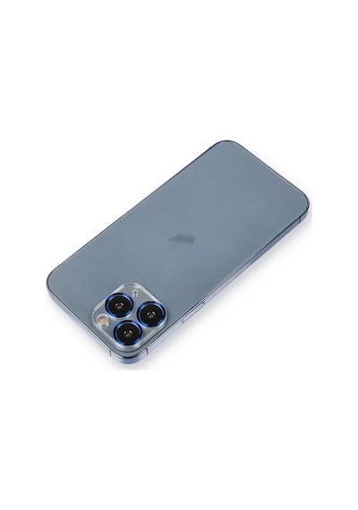 Newface Apple İphone 11 Pro Max Metal Kamera Lens Koruma Cam - Mavi