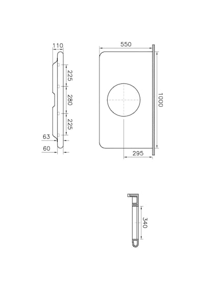 VitrA Liquid 100 CM Armatür Deliksiz Seramik Tezgah 7310B403-1828