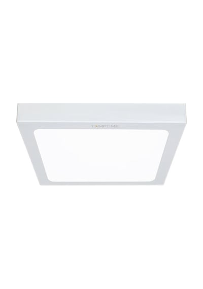 Lamptime Sıva Üstü Slim Led Downlight Beyaz 16W Kare 6500K 26061 Beyaz