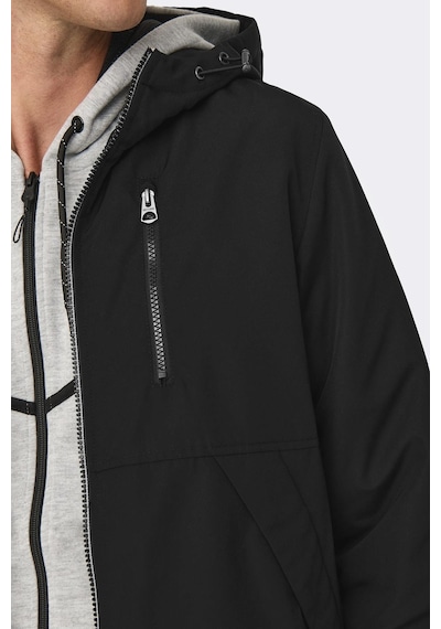 Only & Sons Onsjayden Hood Jacket Otw Vd Siyah 22025214 Siyah