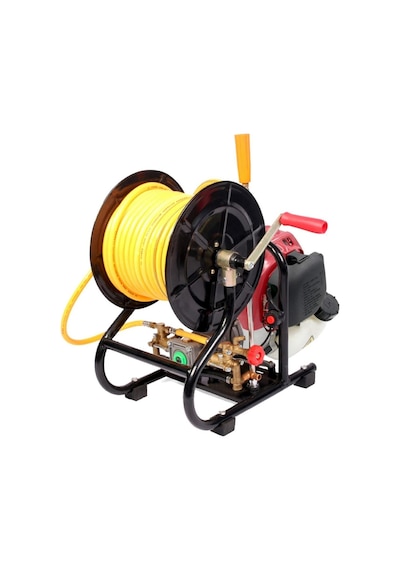 Gardenpro GP-900/4T Makaralı 4 Zamanlı 25 Mt Hortum İlaçlama Makinesi