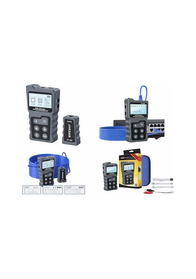 Tograt Nf-488 Dijital Poe Test Cihazı Rj45 Ağ Kablosu Süreklilik Ve Poe Voltaj Akım Güç Ölçer