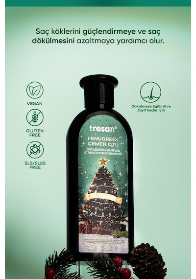 Tresan Çemen Otu Güçlendirici Sülfatsız Şampuanı 300 Ml
