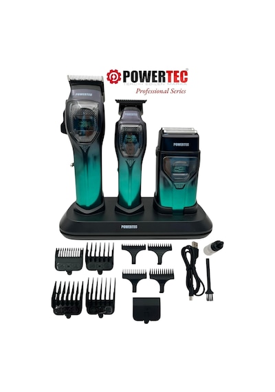 Powertec Tr-5900 Saç-sakal-ense-günlük Tıraş Makinesi 3'lü Set 3