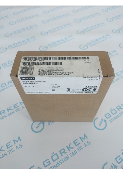 Siemens Simatic S7 300 Cpu315-2 Dp 1p 6es7 315-2ah14-0ab0 Cpu