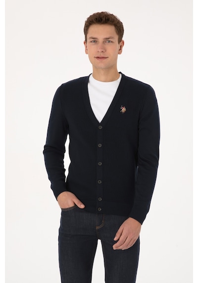 U.s. Polo Assn. Erkek Lacivert Hırka Triko 50307952-vr033 Lacıvert