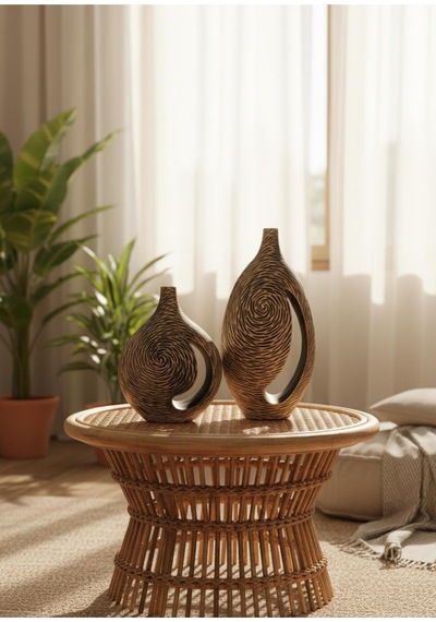 Çizgili Büyük Polyester Çok Renkli