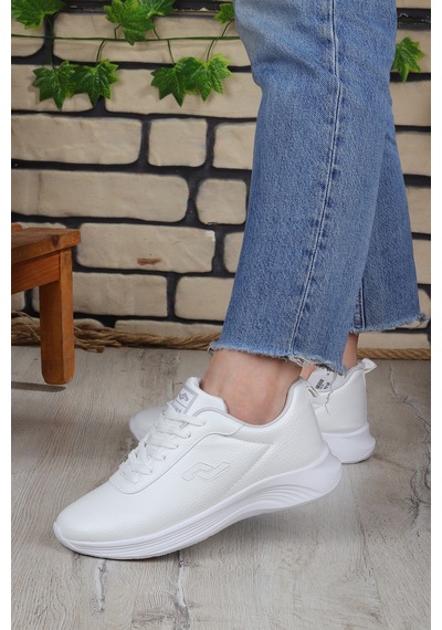 Jump Comfort Cilt Rahat Taban Unisex Sneaker Spor Ayakkabı 867800000742 05 Beyaz Beyaz Jump Comfort Cilt Rahat Taban Unisex Sneaker Spor Ayakkabı 867800000742 05 Beyaz Beyaz