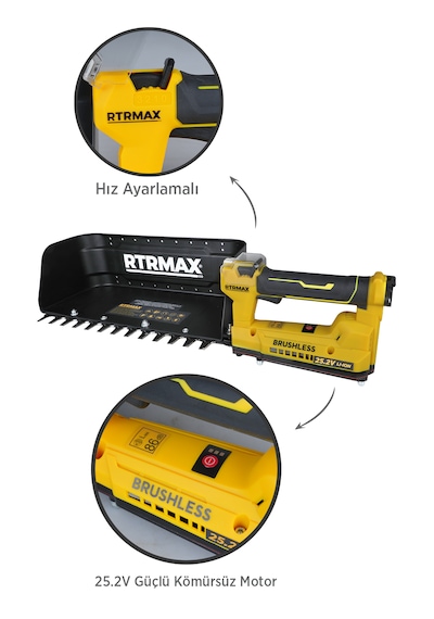 Rtrmax RTM9653 Şarjlı Çay Toplama Makinesi