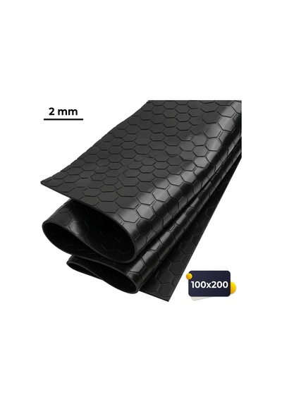 100x200 Cm İzole Halı 2 Mm 1 Kv Elektrik Yalıtkan Paspas İş Güvenliği Pano Önü Halısı 200cm