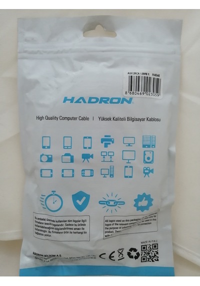 Hadron Hd4646 5.1 Ses Kablosu Aux / 2Rca Kablo 1.5 Metre