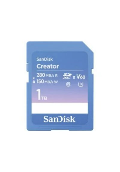 SanDisk Creator SDSDXEP-1T00-GNCIS 1 TB UHS-II SDXC UHD V60 Hafıza Kartı