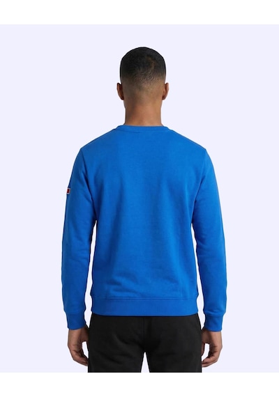 Kappa Talie Crewneck Erkek Mavi Regular Sweatshirt