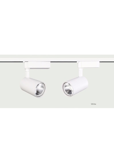 3 Adet Dekoratif Led Ray Spot + 1 Metre Ray Beyaz Kasa Günışığı
