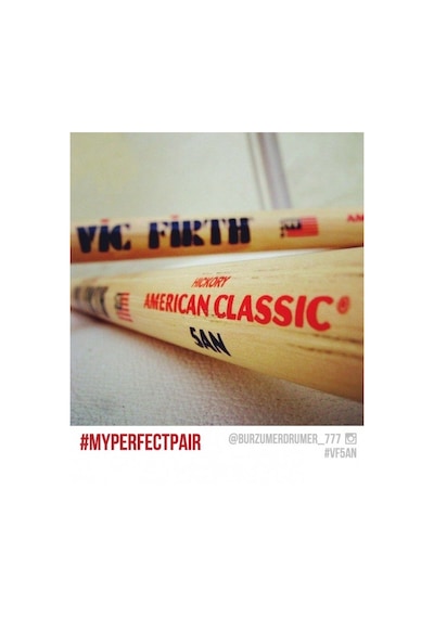 Vic Firth 5an 5a American Classic Nylon Tip Plastik Uçlu Baget
