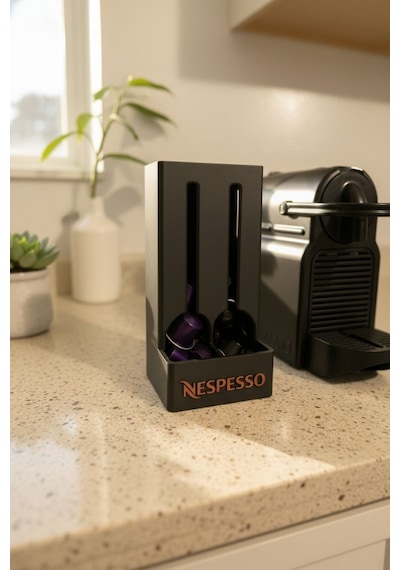 Nespresso Modern Kapsül Tutucu 2 Bölmeli Çok Renkli