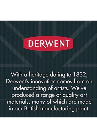 Derwent Pastel Renkli Metal Kutuda 12 Stück